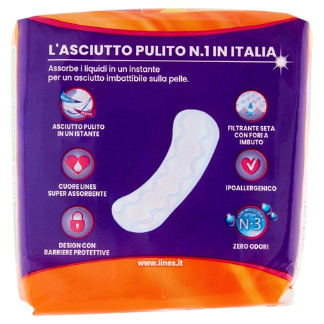 Lines Seta ultra flussi leggeri 16 pz